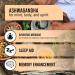 EBYSU Ashwagandha Supplement (120 Capsules) Ashwagandha with Black Pepper Extract Traditionally Used in Ayurveda Ashwagandha Capsule for Nervine Tonic Sleep Aid & Memory Enhancement 650mg - Buy Online on GoSupps.com