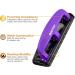 Bostitch Office EZ Squeeze 3-Hole Punch - Purple (2105) | 12 Sheets Capacity - Buy Online on GoSupps.com