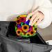 Anna Cowper Sunflower Pattern Menstrual Cup Pouch - Multi-Colored Sanitary Napkin Storage Bag for Women and Teens - Buy Online on GoSupps.com