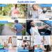 Ohuhu Tens Unit Muscle Stimulator 24 Modes Rechargeable Machine with 16 Pads for Pain Relief - Silver | Mother Father's Day Gift - Buy Online on GoSupps.com