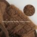 Itoda Dog Trapper Hat - Adjustable Winter Pet Cap with Ear Holes | Warm PU Leather Dog Hat for Outdoor Protection | Brown Fur Cat & Dog Hat - Buy Online on GoSupps.com