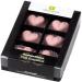Greenendoor bathing chocolates pink grapefruit 6 cardboard for 6 cream residents bathing additive with organic cocoa butter handmade natural cosmetics nature against dry skin gifts birthday present