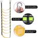 10 Step Boat Rope Ladder | Portable Marine Swim Assist Boarding Ladder for Inflatable Boat, Kayak, Motorboat & Canoeing - Buy Online on GoSupps.com