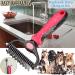 Dematting Comb Pet Grooming Tool Set Dedicated Pet Grooming Rake and Brushes Double Sided Deshedding Supplies Gently Safe Removes Knots Tangled Hair Undercoat Mats for Small Medium Large Long and Thick Haired Dog Cat Rabbit Horse with Steel Comb(Red) - Buy Online on GoSupps.com