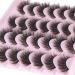 Wispy Lashes Natural False Eyelashes Fluffy 16mm Cat Eye Lashes Pack 5D 14 Pairs Fake Eyelashes by TNFVLONEINS B02 - Buy Online on GoSupps.com