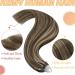 Youngsee Microring Extensions Real Hair 60cm - Brown to Blonde Loop Hair Extensions (P4/26 & P4/27) - 50g Quality Microring Hair Solutions - Buy Online on GoSupps.com