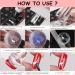 YUNAI French Tip Nail Stamp Kit | Soft Silicone Jelly Clear Stamper Set for DIY Manicure | Professional Nail Seal Stamp Tools - Buy Online on GoSupps.com