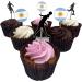 Argentina Football Silhouette Flag Mix Party Food & Cupcakes Picks Decorations Toppers World Cup 2022 (pack of 14) - Buy Online on GoSupps.com