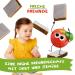 Cheeky Friends Organic Fruit Return Apple & Carrot for Babies - No Added Sugar Vegan Lactose-Free - 12 Pack (4 x 23g Each) - Ideal for Children 1 Year+ - Buy Online on GoSupps.com