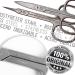 Three Swords Scissors Set - 2 Pcs | Extra Sharp Rustproof Nail & Skin Scissors | Made in Germany | Black Synthetic Leather Case - Buy Online on GoSupps.com