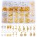 200 Pcs Dreadlock Accessories, Loc Hair Jewelry for Braids Metal Gold and Silver Hair Charms for Women Hair Beads Rings Cuffs Decorations 200 Pcs Sliver Gold