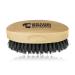Wood natural beard brush.Beard splendor beard brush with wild boar bristles.115 x 62 mm with 9 rows.Oval beard brush for beard care.Natural product.Beard Brush Made in Italy.