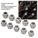 Hair Braiding Beads | 30 Alloy Vintage Beard Beads for Women | Exquisite Daily Use Accessories - Buy Online on GoSupps.com