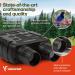 Infrared Night Vision Goggles for Hunting and Surveillance | 100% Clear Vision in Darkness | Digital Binoculars with 32GB Memory Card - N10X24/960-BL - Buy Online on GoSupps.com