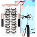 Magnetic Eyelashes Kit (10 Pairs)  Reusable Magnetic lashes Natural Look and Long Lasting  Lightweight False Eyelashes with Eyeliner&Tweezers  Easy to Wear  No Glue Needed