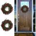1pc Red eucalyptus wreath artificial berry garland round door sign christmas door wreath Wall Wreath seasonal candy decor Red Berry Leaf Pendant pe (plastic) American style - Buy Online on GoSupps.com