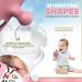 Little Pixy Silicone Baby Teether Toy for 0-6 Months | Hand Pacifier & Chew Toy for Newborns | Sensory & Car Seat Toy in Pink - Buy Online on GoSupps.com