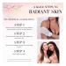 Seraphic Skincare Divine Glow Exfoliating Mitt - 2pcs | Vegan Dye-Free & Bleach-Free Korean Body Exfoliator for Self-Tan Removal & Keratosis Pilaris - Buy Online on GoSupps.com