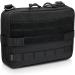 WYNEX Tactical Admin Molle Pouch - 1000D Nylon EDC Utility Bag, Waterproof Black - Buy Online on GoSupps.com