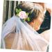 ifundom Side Hair Combs Flowers for Hair Flower Hair Accessories Hair Accessories for Women Side Combs for Women Fine Thin Hair Flower Hair Clips Slide Rail Fabric The Flowers Vacation - Buy Online on GoSupps.com