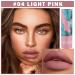 Matte Nude Lipstick - Long Lasting Velvety Formula for Women & Girls | QIUFSSE Nude Lip Gloss (#04 Light Pink) - Buy Online on GoSupps.com