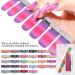 Nail Sticker Nail Strips Easy To Use Shiny Avantgarde Design for Home for Salons - Buy Online on GoSupps.com