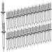 Povanjer Mauerneails |Saxhorn nails Set double head without lane |Robusty nail set made of stainless carbon steel for skirting boards concrete masonry concrete 200 pieces