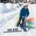 Geospace LED Ski Scooter - Foldable Snowboard Kick-Scooter for Snow Use - Assorted Colors - Buy Online on GoSupps.com