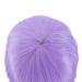 Buy MapofBeauty 14 Light Purple Short Wavy Curly Bob Wig with Bangs - Synthetic Hair for Women - Buy Online on GoSupps.com