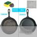 Buy Candure Cast Iron Cleaner - Stainless Steel Chain Scrubber for All Frying Pans & Grills - 17.8 x 17.8 cm - International Shipping Available - Buy Online on GoSupps.com