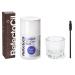 RefectoCil Hair Tinting Kit Includes Cream Hair Dye + Liquid Oxidant 3% + Mixing Brush & Mixing Dish #3 Natural Brown