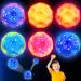 Yeelan Jump Ball 6 pieces bright moon ball 7 cm high jumping rubber ball space ball springball bouncing ball jumping ball for children suitable for inside and outside random colors colorful colorful random color