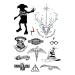 Cinereplicas Harry Potter Temporary Tattoos - 35 Tattoos - Officially Licensed - Buy Online on GoSupps.com