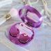 Exceart Quicksand Color Contact Lenses Case Kit - Fashionable Purple Lens Care Box with Tweezers & Storage Organizer - Buy Online on GoSupps.com