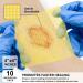 Ceeport Honey Gauze Wound Dressing 4x4 - Medical Grade Manuka Honey Bandages for Burns, Abrasions, Cuts, and Scalds (Pack of 10) - Buy Online on GoSupps.com