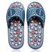 Byriver acupressure foot massage device massage slippers sandals reflex zone massage shoes foot tension reduce promotion of blood circulation (05xl) 45-46 blue