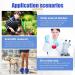 Fracture Walking Boot Cover - 12 Pieces Waterproof Non Skid Foot Brace Cover - Black Gray Blue - Recovery & Reusable - Buy Online on GoSupps.com