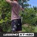 LEGEND XT420 Archery Hip Quiver - 3 Arrow Tube Holder, Storage Pockets, Premium Nylon Material - Right Handed Black - Buy Online on GoSupps.com