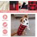 Malier Dog Winter Coat - Classic Plaid Fleece Jacket for Large Dogs - Red X-Large - Buy Online on GoSupps.com