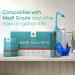 Medi Grade Saline Nasal Rinse Salt Sachets - 130 Sachets x 4.5g - Natural Isotonic pH Balanced Nose Cleaner for Clear Nasal Passages - Buy Online on GoSupps.com