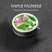 Pink Plant Flower Round Pill Box - 3 Compartment Portable Organizer for Travel & Purse - Buy Online on GoSupps.com