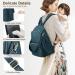 Weflier Waterproof Diaper Backpack - Multifunctional Dad & Mom Bag with Stroller Belt | Blue - Buy Online on GoSupps.com