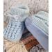 Royal Icon Baby Booties 0-3 Months Blue - Soft & Stylish Newborn Slippers for Boys and Girls - Ri403 Ri1045 - Buy Online on GoSupps.com