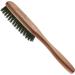 ZilberHaar Long Hair & Beard Brush - First Cut Boar Bristles, Pearwood - Beard Care for Men - 8.6 Inches - Buy Online on GoSupps.com