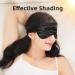 LERSVICVIL 2 Pack Satin Sleep Masks for Women Men - Black & Green | Soft Eye Mask Cover for Effective Shading & Comfortable Sleeping with Elastic Strap - Buy Online on GoSupps.com