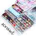 Graffiti Nail Art Foil Stickers - Holographic Transfer Decals for Women & Girls - Buy Online on GoSupps.com