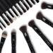 Chali make-up brush set 18 tlg. With bag cosmetics make-up brush for foundation eyeshadow powder blender concealer eyebrows