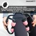 ShadowFit Muscle Massager Roller | Trigger Point Foam Roller for Calves, Legs, Arms | Relieve Soreness, Stiffness | Cellulite, Deep Tissue Massaging - Black - Buy Online on GoSupps.com