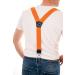 Olata Y Suspenders with Snap Hook Stylish Black 4 cm Suspenders for Men & Women International Shipping Available - Buy Online on GoSupps.com