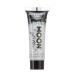 Iridescent Fine Face & Body Glitter Gel by Moon Glitter - White - Cosmetic Festival Glitter Face Paint for Face Body Hair Nails - 12ml